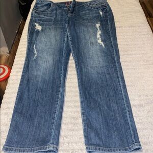Elle Blue Straight Leg Jeans